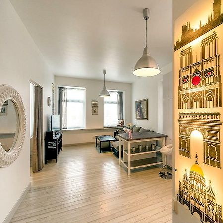 Vilnius Apartment With Stained Glass Exteriér fotografie